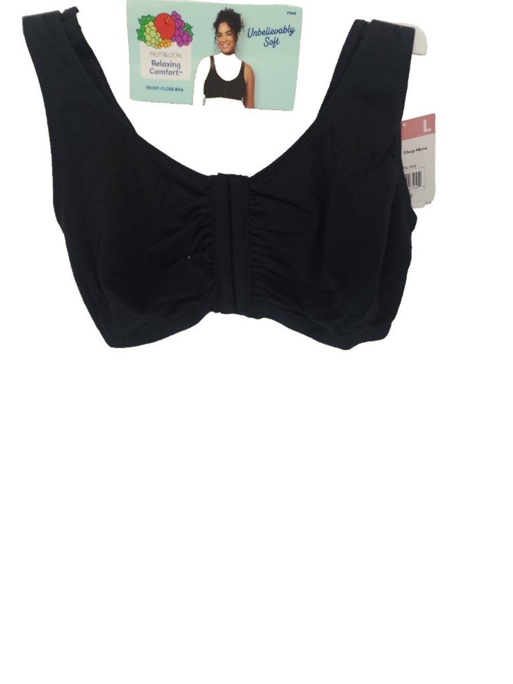 Fruit Of The Loom Womens Relaxing Comfort Black Size Large New !!!